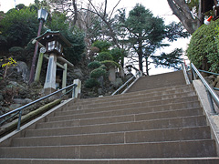 品川神社の階段