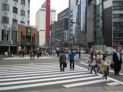 三原橋の交差点