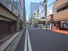 宝田恵比寿神社付近の路地