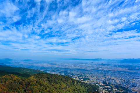 大和 葛城山から望む