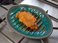 豚の味噌焼き完成！